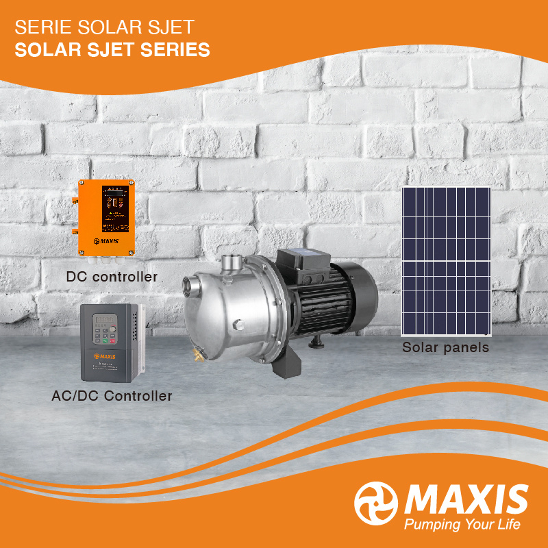 AC DC Electric Solar Jet Self-Priming Pump for Irrigation of Agriculture