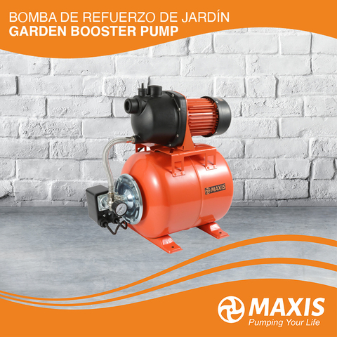Electric Plastic Automatic Pump with Pressure Tank for Home Garden Water Lifting