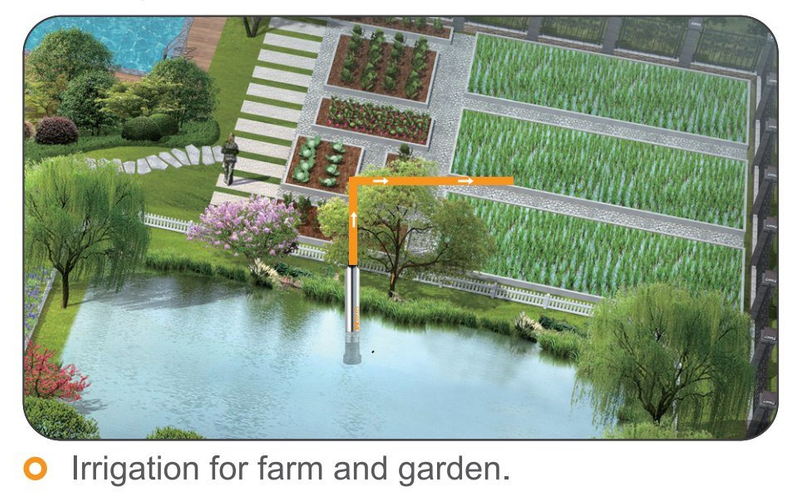 Multi-Stage Submersible Electric Water Pump for Agriculture