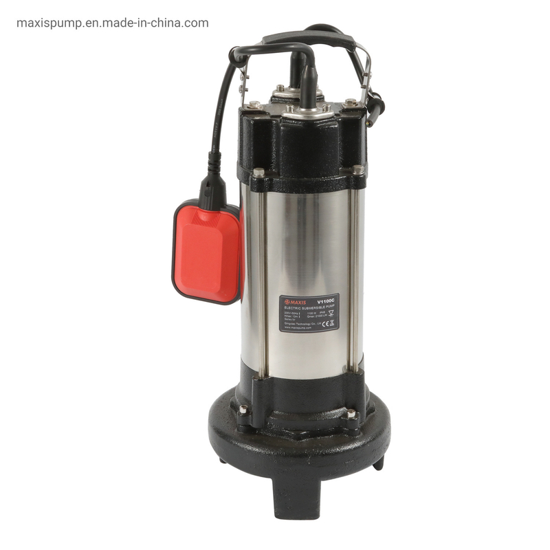 Cutting Submersible Sewage Electric Centrifugal Pump with Cutter Impeller/Blade&Float Switch