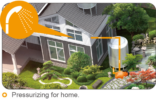 The Best Selling Domestic Use Jet Self-Priming Water Pump with Clean Water Fullfill Tank on Rooftop