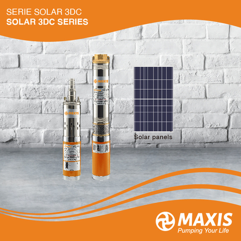 Direct DC Submersible Solar Energy Qgd Borehole Pump 3 Inch No Need Controller Box