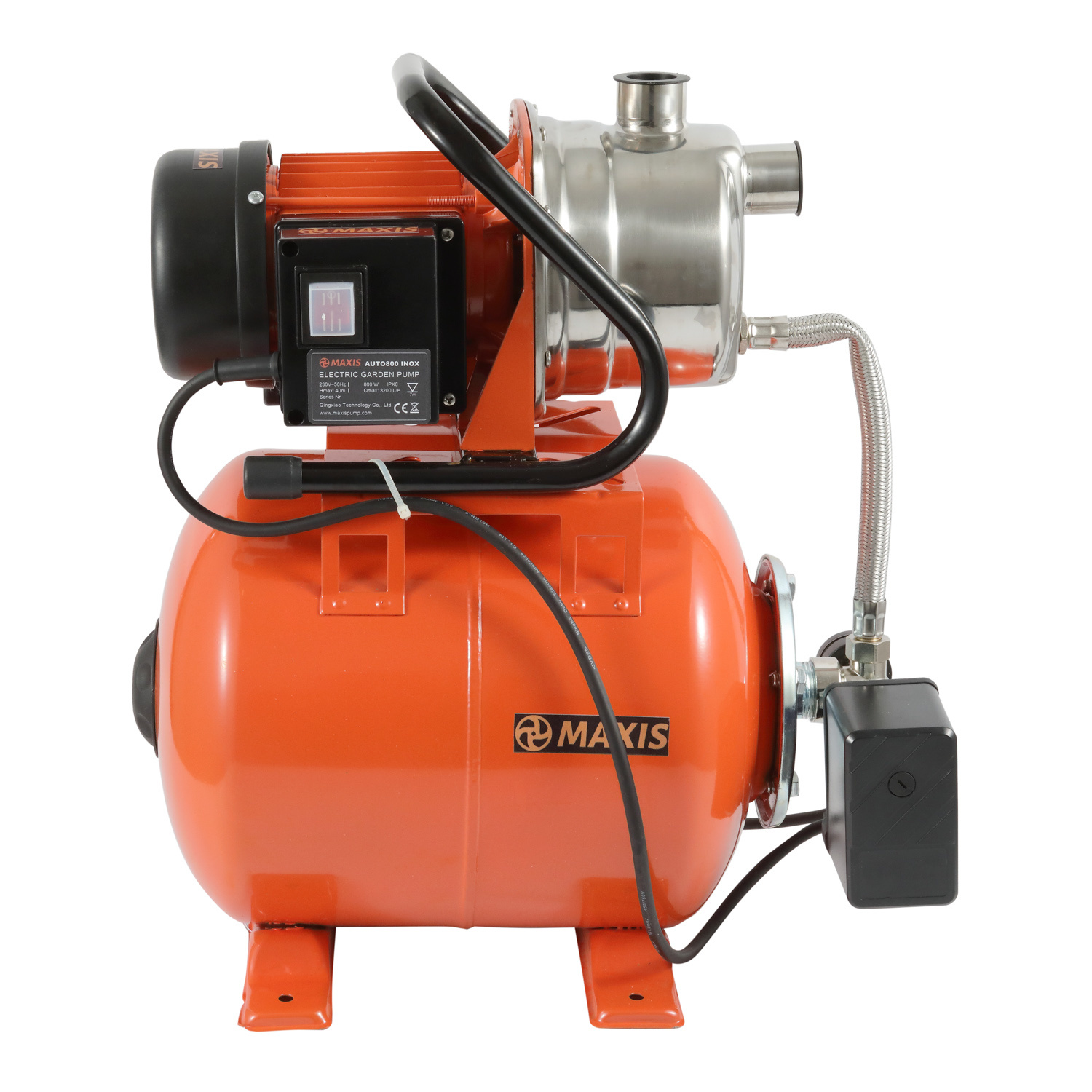 Electric Domestic Stainless Booster Pump with Pressure Tank AUTO600