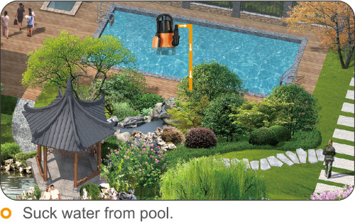 Intelligent Water Pump with Sensor Control Automatically on/off Suck Water 1mm