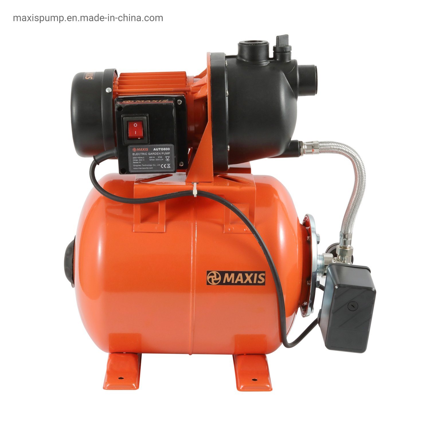 Power Tools Water Pump 24L 1HP 750W Automatic System Self Priming Jet Pump with High Pressure Tank