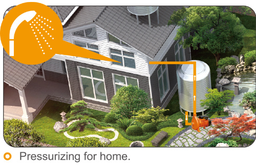 Electric Booster Water Pump for Home Pressure and Circulation