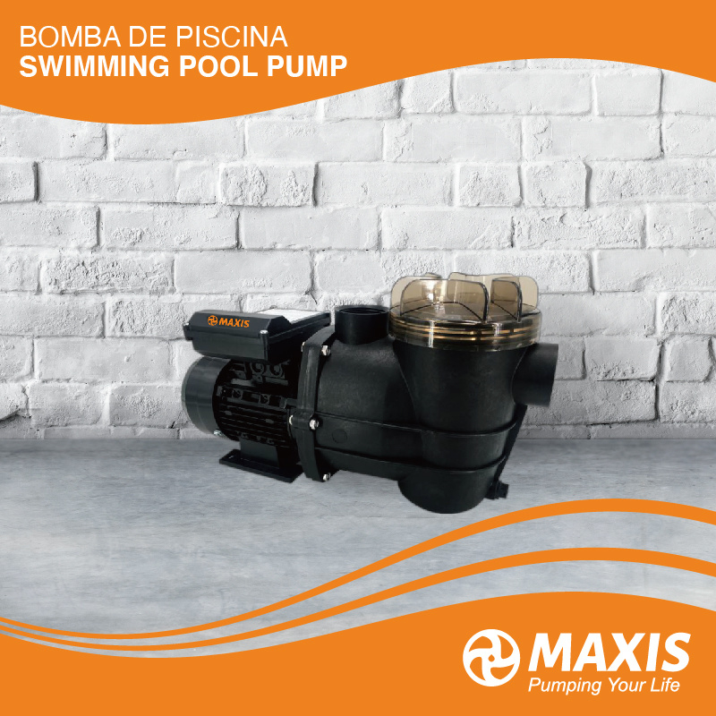 1/4 HP 180W Home SPA Single Impeller Electric Swimming Pool Pump with Filter for Hot Water