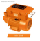 Energy Saving 1HP AC/DC Qb Casting Iron Solar Pump with Controller for Solar System