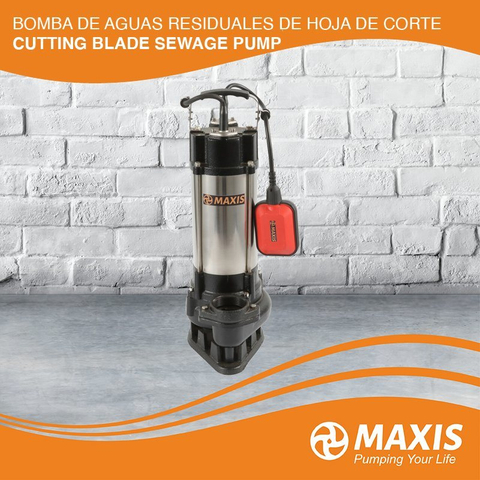 1-1/2 HP AC High Flow Electric Submersible Waste Water Pump for Drainage Big Solid Water