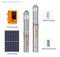 3" Solar Water Pump for Deep Well Water with DC Power and Controller