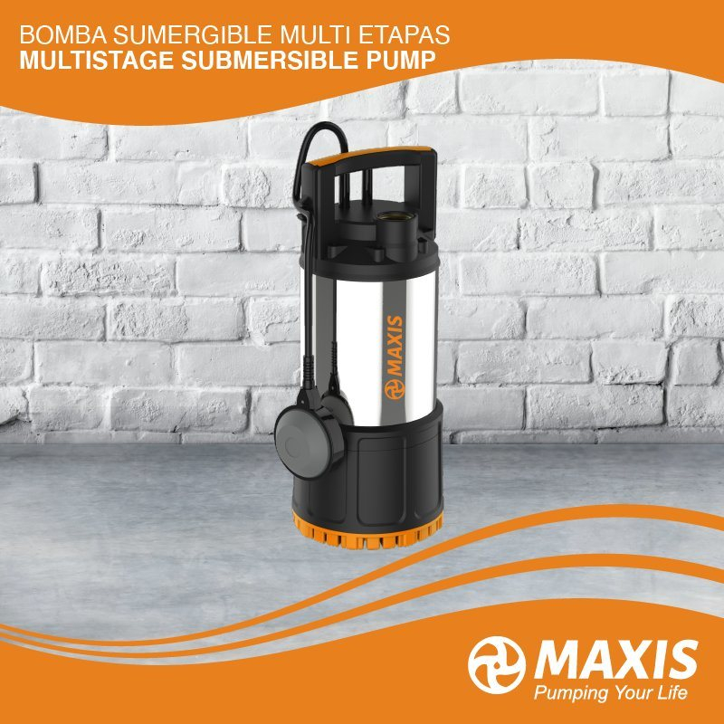 High Pressure Pumps with 3 Impellers Multistage Submersible Pumps