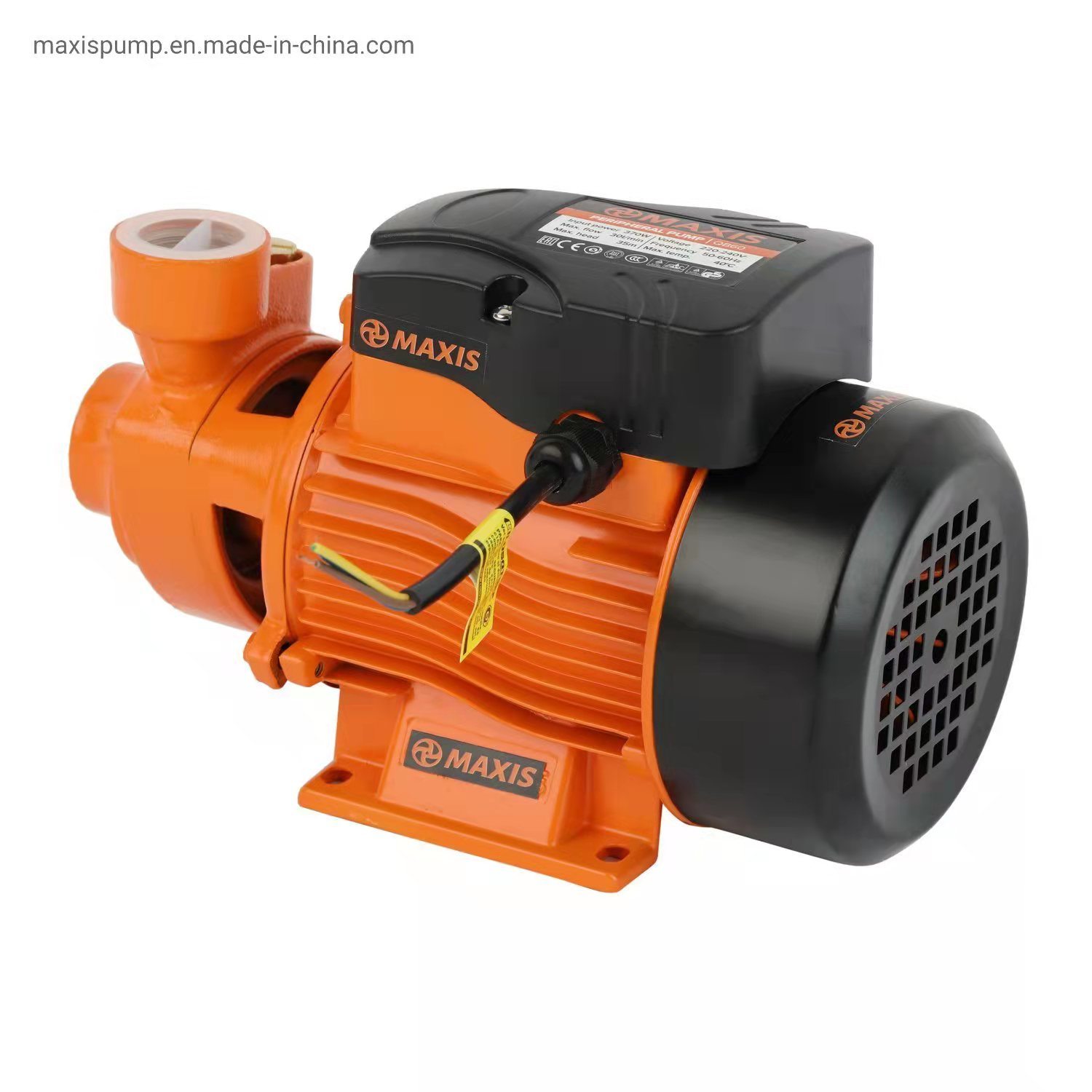 1/2HP Electric Cast Iron Peripheral Clean Vortex Water Pump Qb60 Irrigation