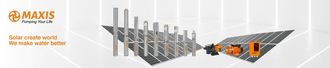 3" Solar Water Pump for Deep Well Water with DC Power and Controller