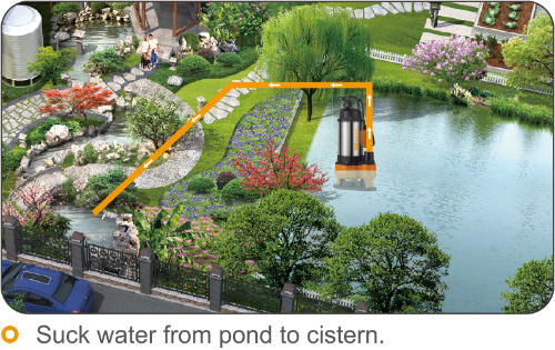 Electric High Flow Drainage Pump for River Pond Pool Factory Price