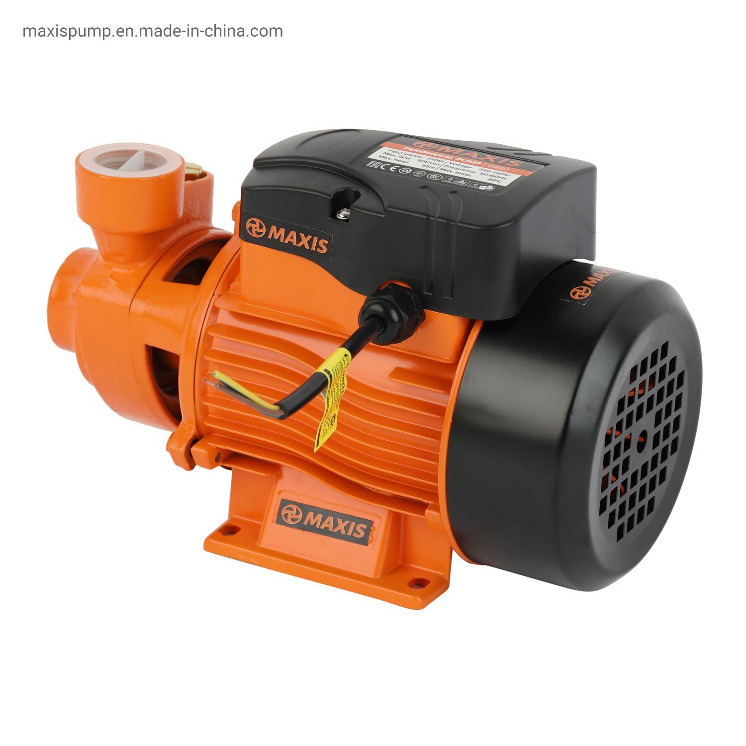 High Pressure Casting Iron Peripheral Electric Self Priming Water Pump for Irrigation and Boosting