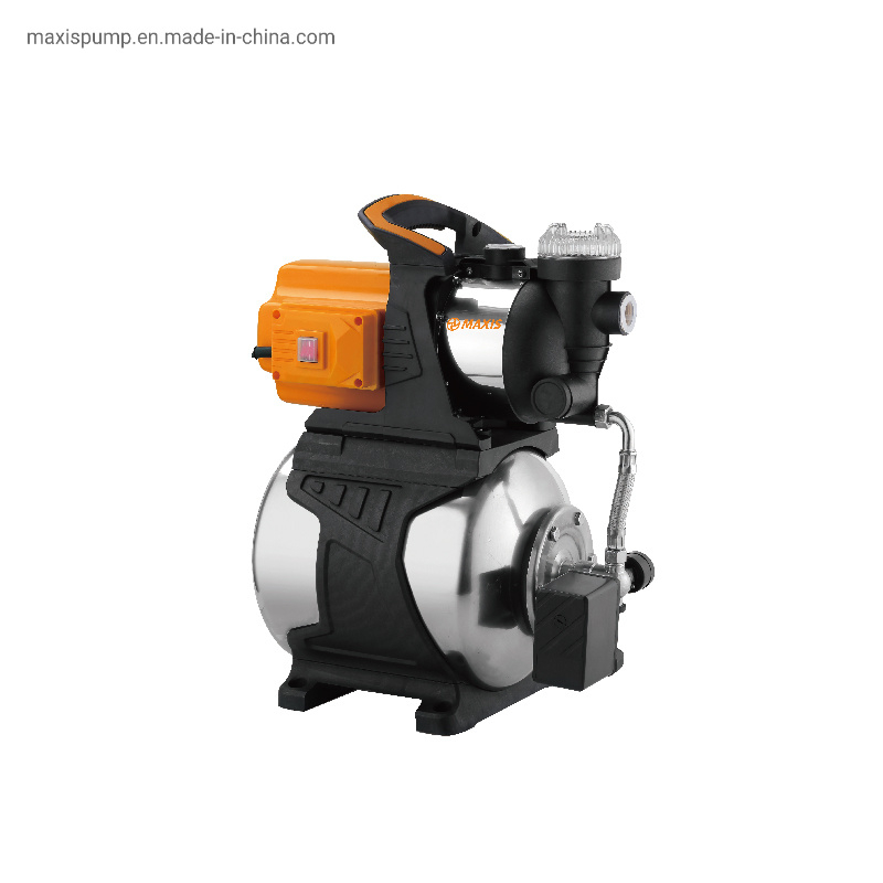 Water Pump 24L 1HP 750W Automatic System Self Priming Jet Pump with High Pressure Tank