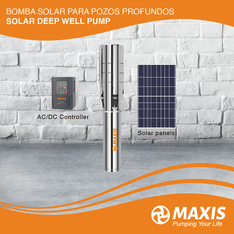 DC Deep Well Borehole Energy-Saving High Pressure Solar Water Pump