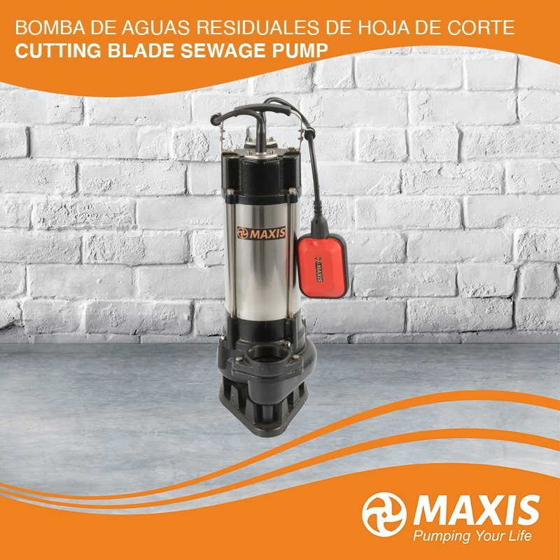 1300W Electric Casting Iron High Power Big Flow Sewage Waste Water Pump with Cutter