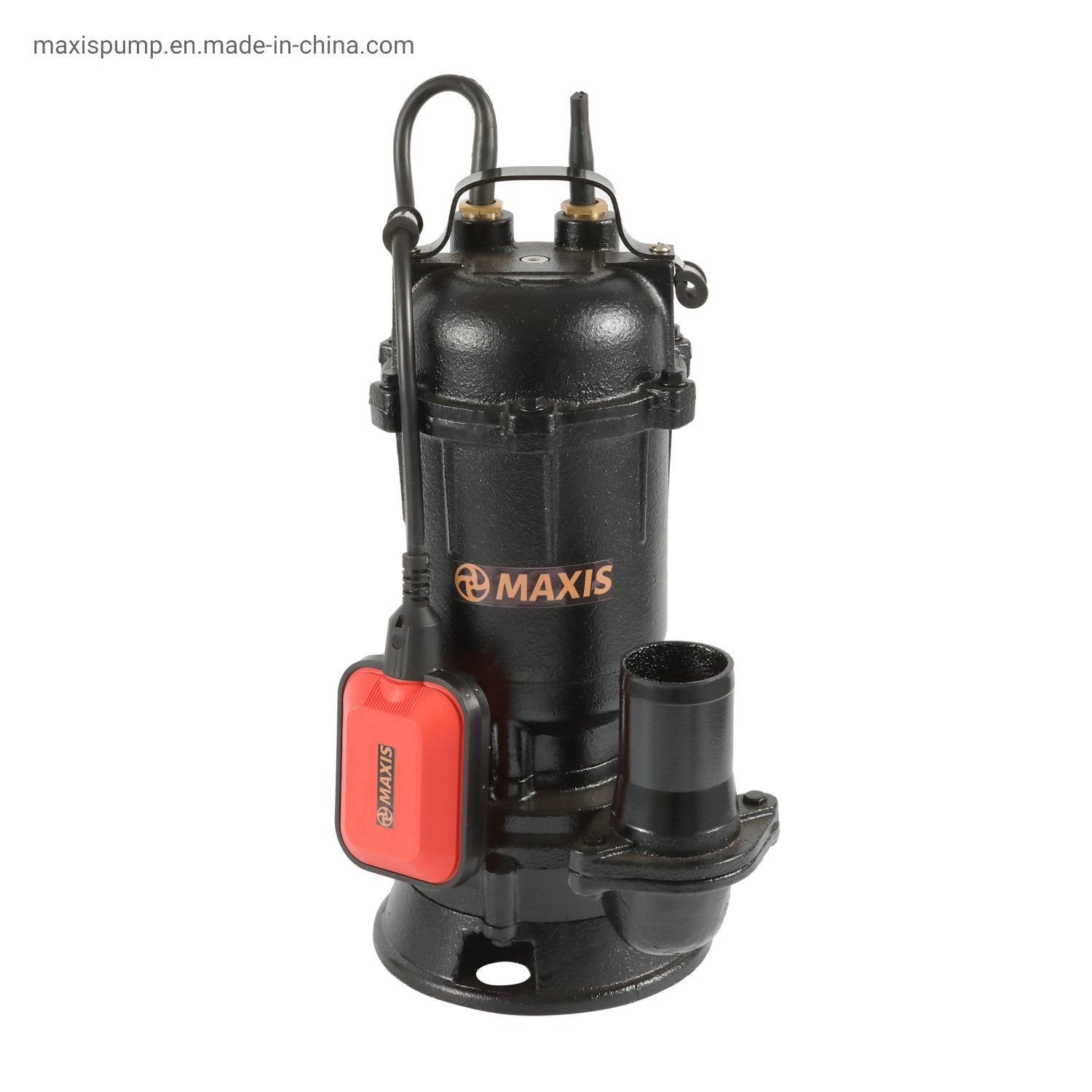1HP Small Casting Iron Waste Water Electric Submersible Pumps with Float Switch and Cutter for Farm Irrigation with Big Flow
