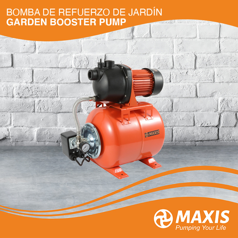 Power Tools Water Pump 24L 1HP 750W Automatic System Self Priming Jet Pump with High Pressure Tank