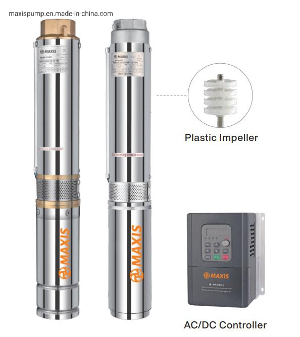 DC Submersible Water Pump Deep Well Farm Irrigation Solar Energy