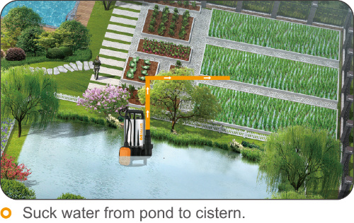 Plastic Inox Floater Switch Controller Pond Pumps with Big Flow