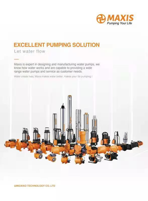 High Pressure Home Use Low Volume Two Phase Masking Vibration Clean Water Submersible Vibration Water Pump