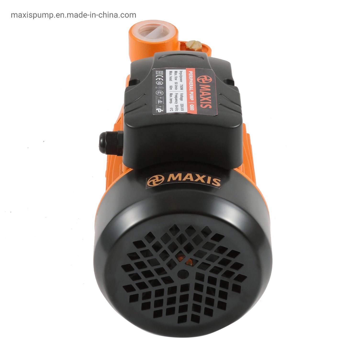 High Flow Pressure 2/3 HP Electric Casting Iron Water Pump Qb for Farm Irrigation