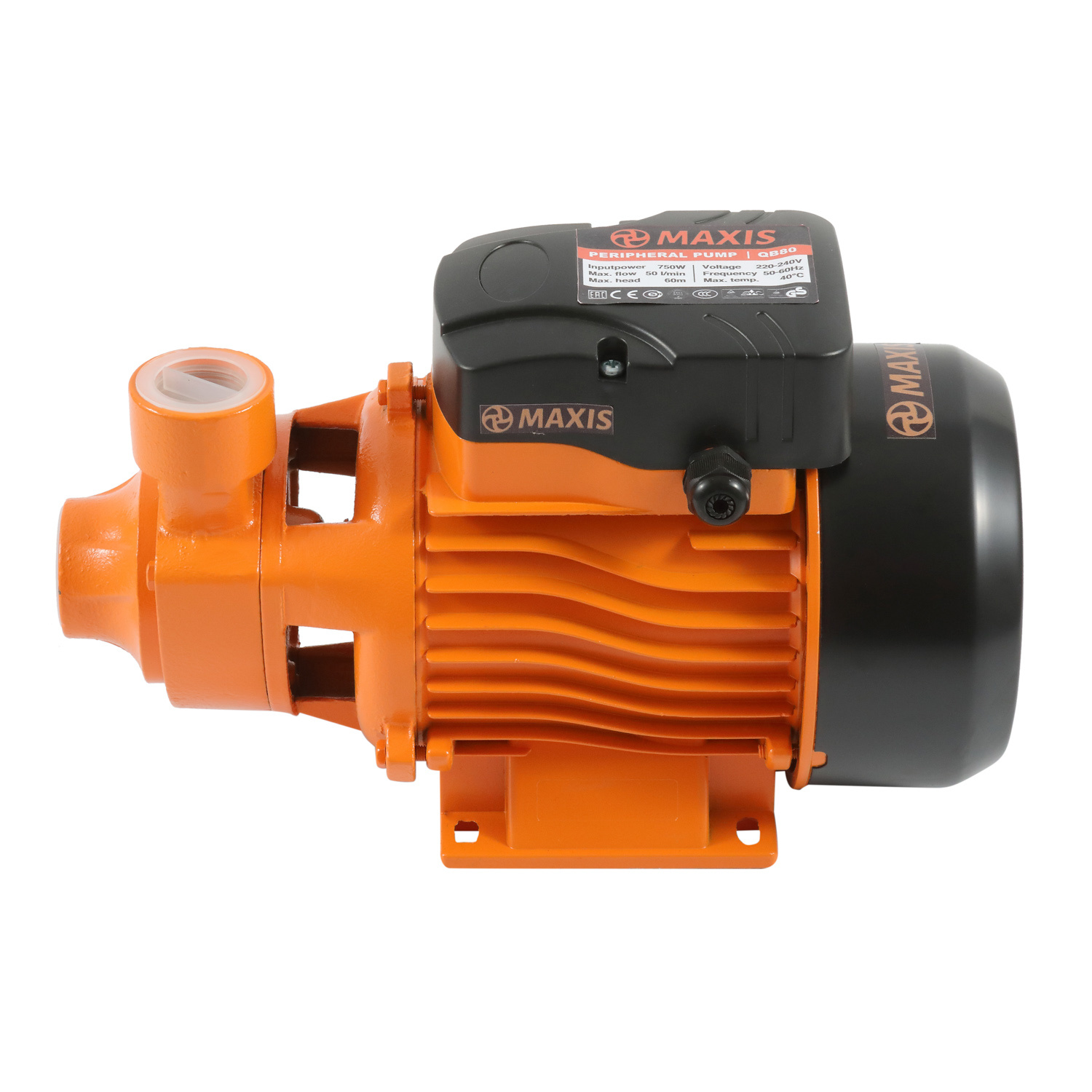 Home Use Electric Peripheral Vortex Qb60 Pressure Boosting Domestic Water Pump