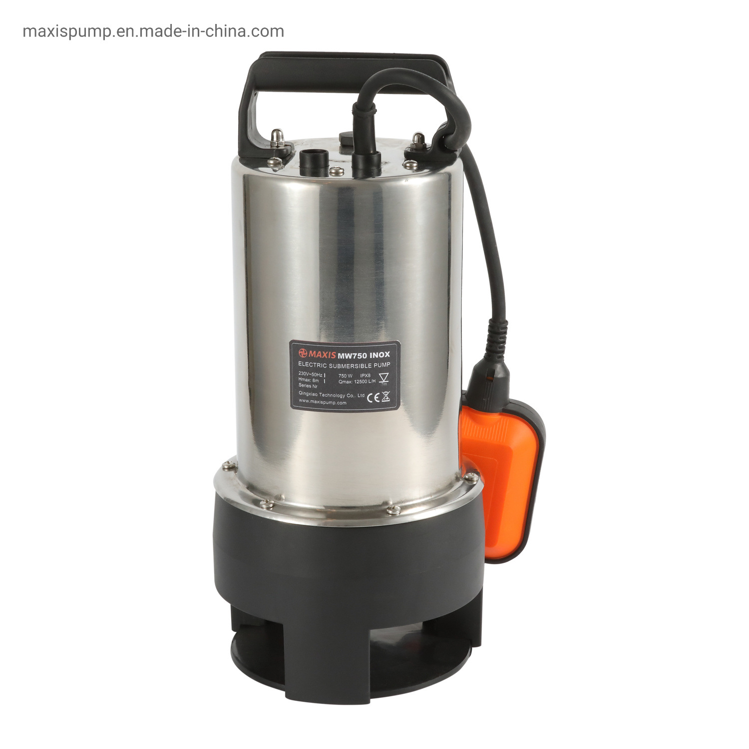 Stainless Steel Automatic Electric Submersible Water Pump MWP750