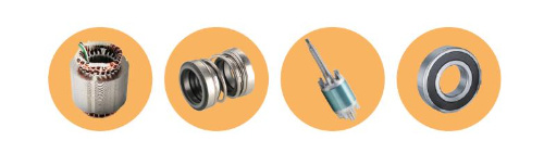 1/2 370W Vortex Casting Iron Small Peripheral Irrigation Self-Priming Casting Iron Vortex Automatic Water Pump for Home Garden Farm Pond