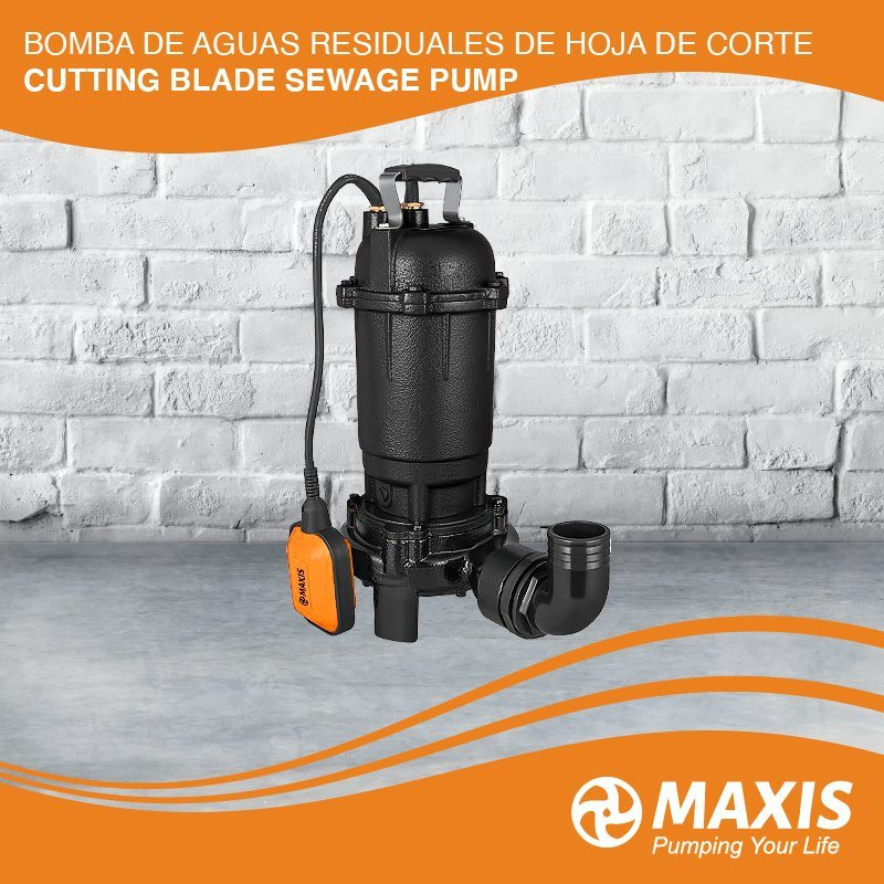 Electric Drainage Pump for Irrigation and Water Pumping Machine with Float Switch and Cutting Blade