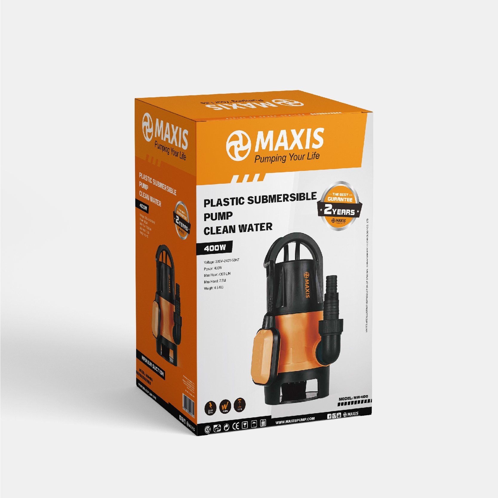 Intelligent Water Pump with Sensor Control Automatically on/off Suck Water 1mm