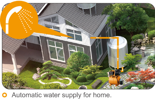 High Quality Automatic Water Pump with Tank for Booster System Factory Price